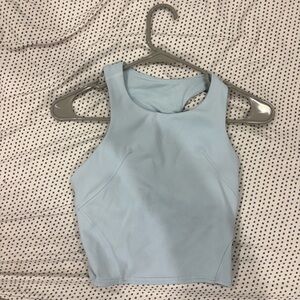 Lululemon powder blue cropped tank size 4
